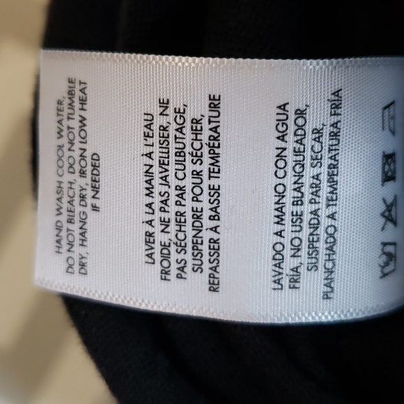 onia cotton crewneck sweater.   Black size XL.   NWT. - Picture 4 of 7